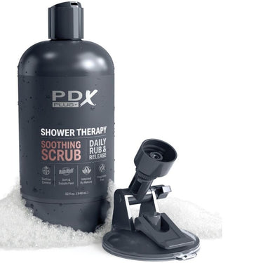 Shower Therapy: Stimolatore discreto con ventosa e dettagli realistici